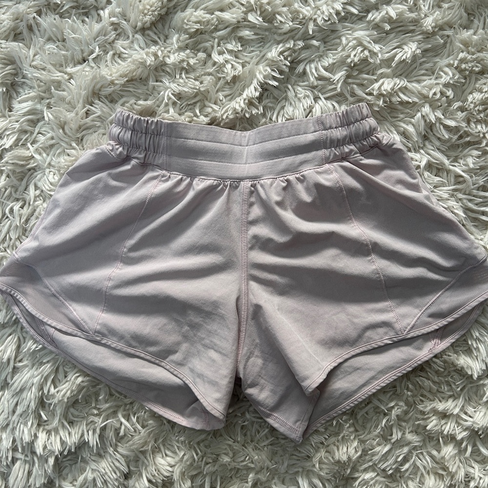 Lululemon Soft Pink Hotty Hot Shorts